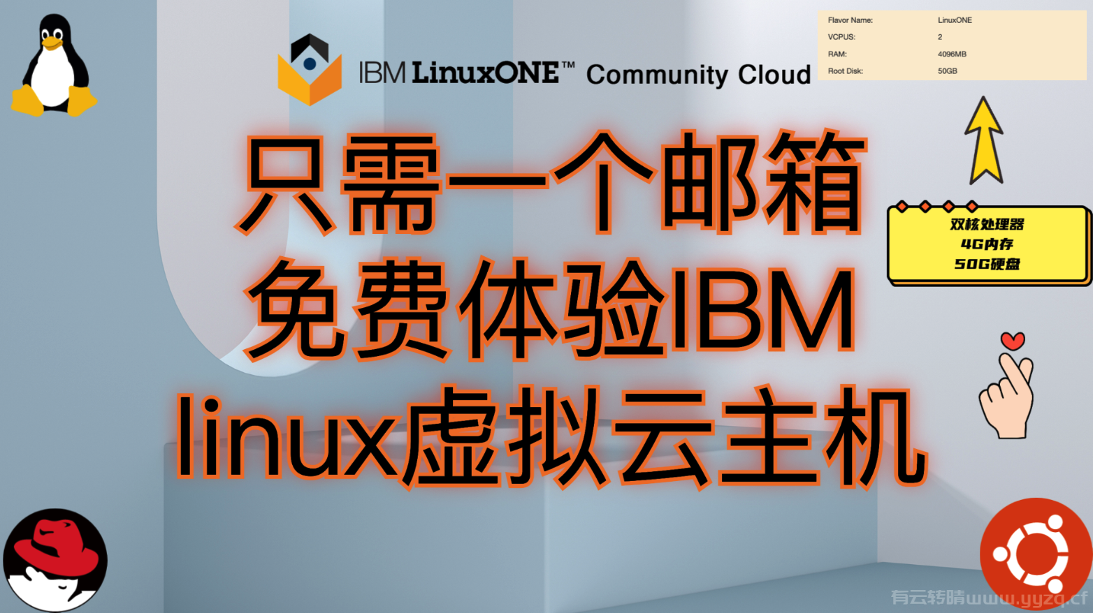 只需一个邮箱 免费体验IBM linux虚拟云主机